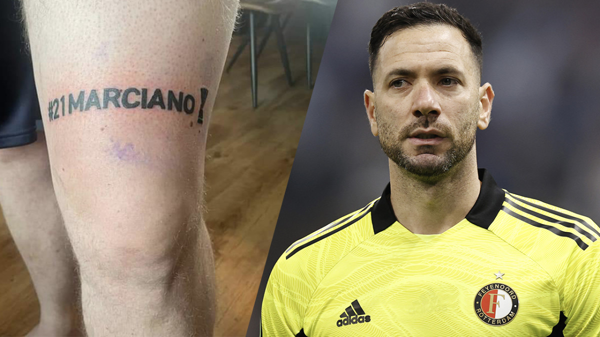 Feyenoord fan tattoo marciano