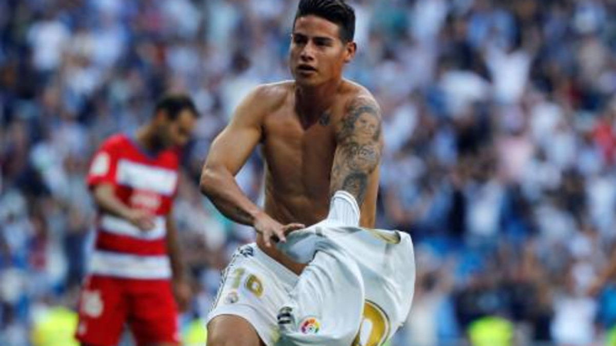 James Rodriguez staat voor rentree bij Real Madrid