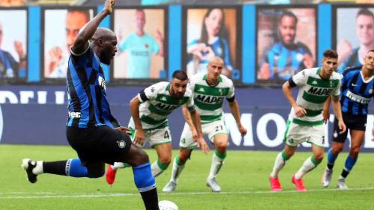 Inter verspeelt tegen Sassuolo punten in titelstrijd Serie A