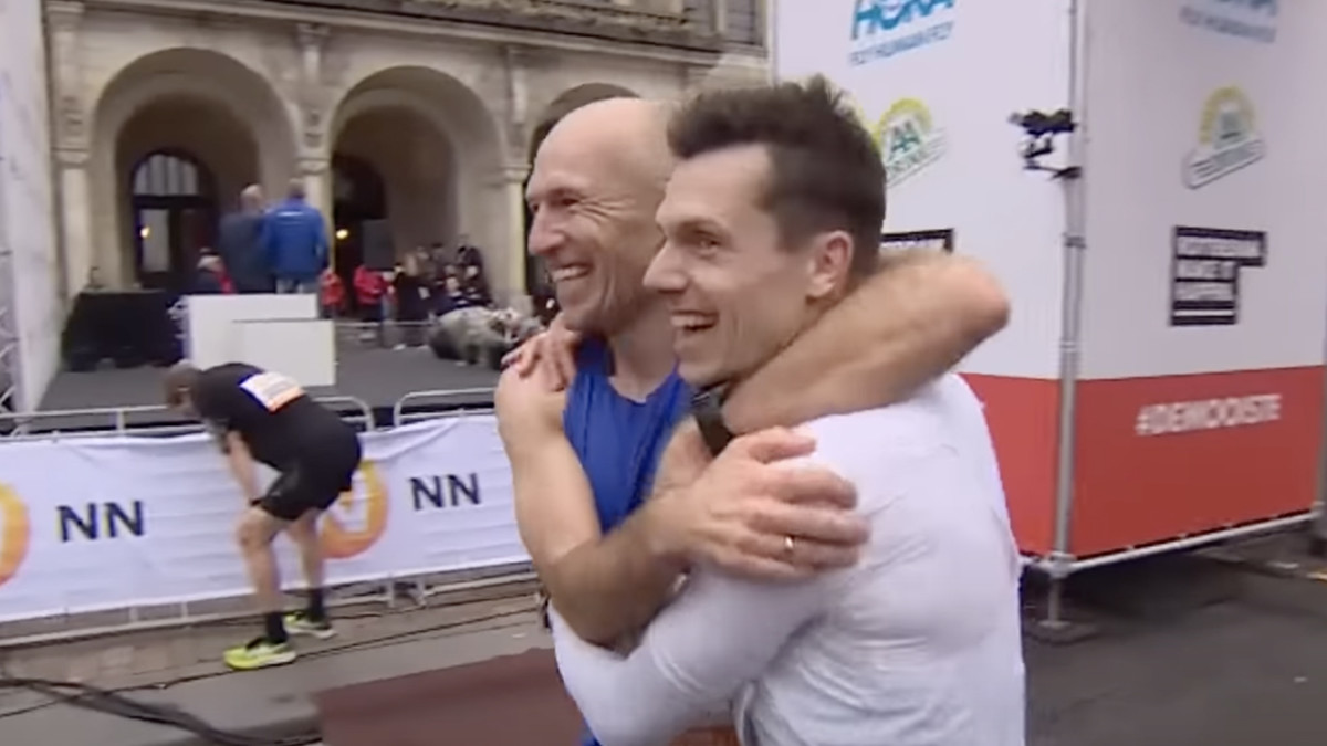 Arjen Robben marathon